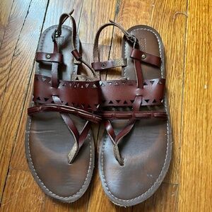 Brown sandals